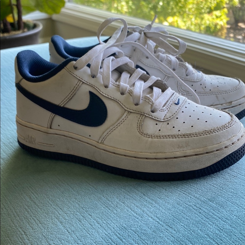 Nike Classic White and Navy Sneakers